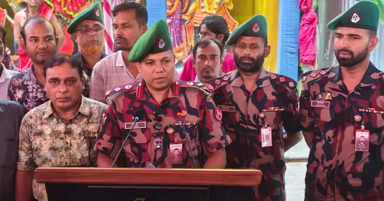 বিজিবির সংবাদ সম্মেলন